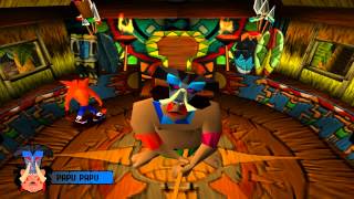 Crash Bandicoot 100% Walkthrough HD - Part 3: Papu Papu