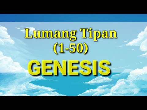 Ang Banal na Aklat "BIBLIA" Genesis (1-50) 1 Old Testament Tagalog Audio Bible Full Chapter