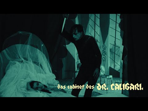 DAS CABINET DES DR CALIGARI "Cesare sneaks into Jane's home as she sleeps" Clip