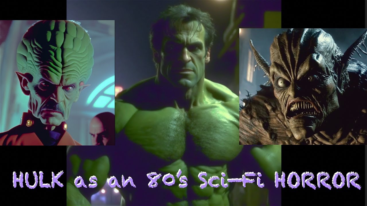 The Incredible Hulk as an 80's Sci-fi HORROR Monster Movie