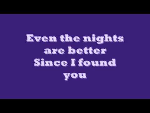 Air Suply Even The Nights Are Better Lyrics ( on screen)