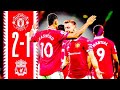 HIGHLIGHTS: Man Utd 2-1 Liverpool | Salah scores late consolation at Old Trafford.Without CR7.1080p