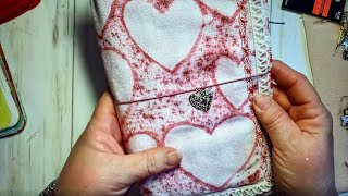 DIY Traveler's Notebook Soft Cover - Deocorate & Sew a Soft Cover - Travel Journal Cover - Use It Up