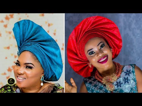 How to tie ABEBE FAN GELE WITH SEGO SCARF (the Easier Method)