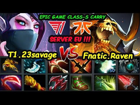 SEA Class-S Carry Battle At Server EU  - T1 23savage Templar vs Fnatic Raven Clinkz
