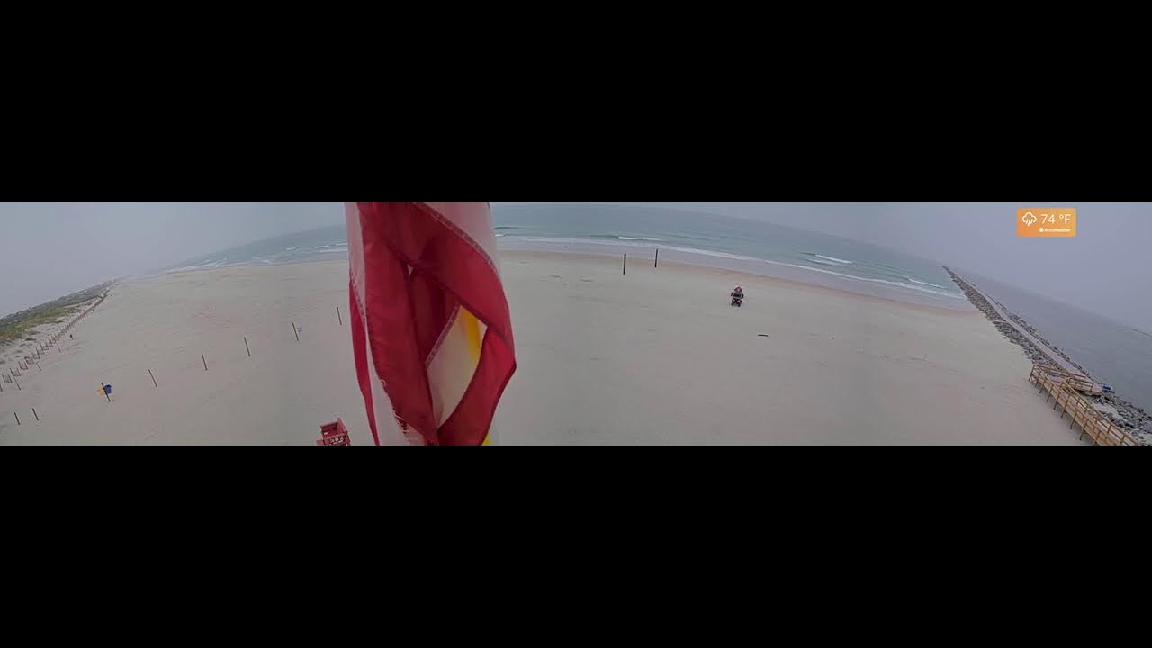 Live webcam view of Ponce Inlet Beach Panorama