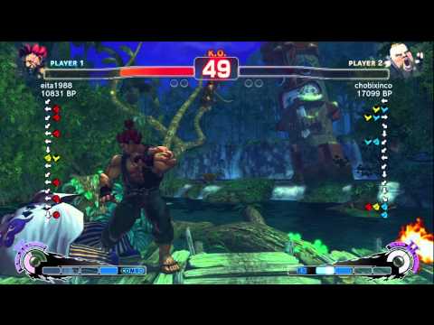 Eita [Akuma] vs chobixinco [Rufus] SSF4 Japanese Online Ranked Matches - TRUE-HD