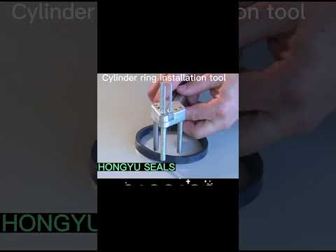 Hydraulic cylinder seals installation tools #shorts #Hydraulic
