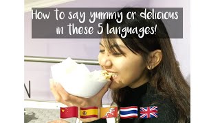 How to say yummy or delicious in 5 languages! | Beenice Beeme