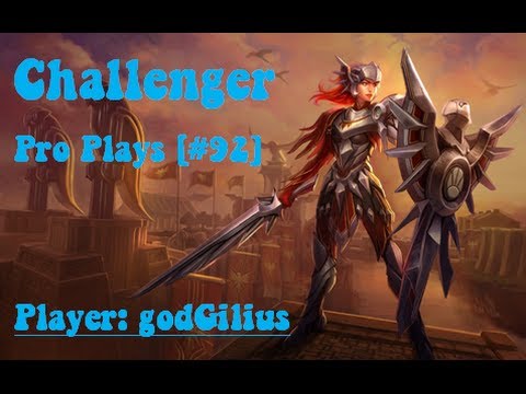 [Challenger Pro Plays #92] -godGilius - Leona ultimate just amazing!