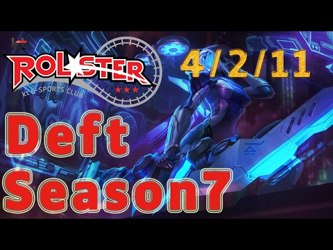 KT Rolster Deft Ashe ADC vs Jhin Patch 7.2