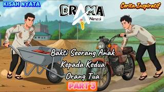 Download lagu TRUE STORY‼️A Child's Devotion to His Parents (Usaha Jalur Langit) PART 3 - Animated Drama mp3