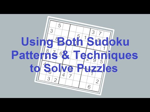 Sudoku Primer 173 - Using sudoku patterns and techniques together to solve a difficult puzzle