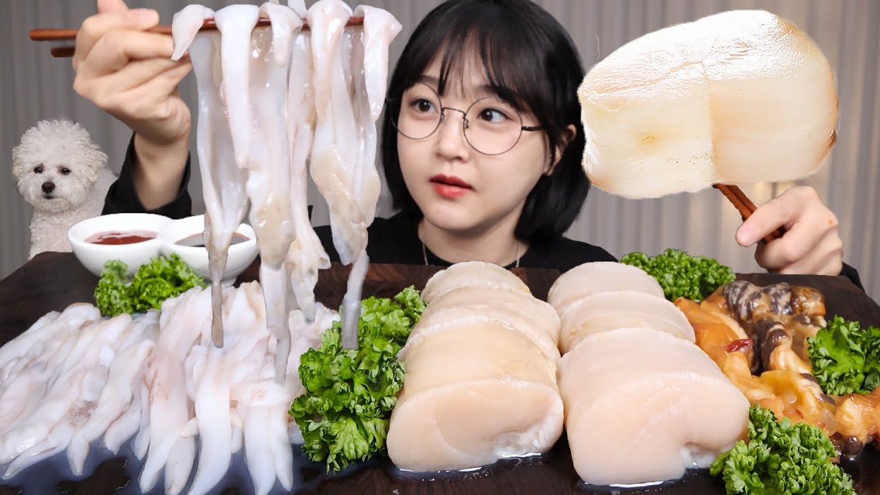 바다의 단맛을 그대로 느낀 날😋새조개 키조개관자 멍게 먹방 Fresh Cockles Scallops and Sea Squirt Mukbang ASMR
