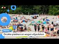 Grote drukte op stranden en in parken