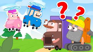Vamos jogar com os carrinhos da Família Wheelzy! Desenho animado infantil