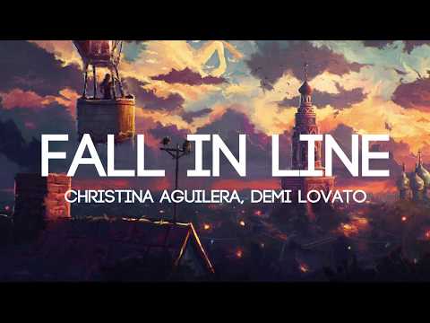 Christina Aguilera - Fall In Line ft. Demi Lovato (Lyrics/Lyrics Video)