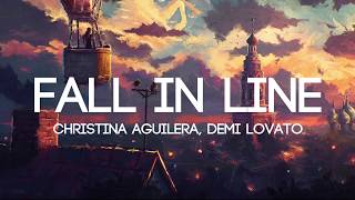 Christina Aguilera - Fall In Line ft. Demi Lovato (Lyrics/Lyrics Video)