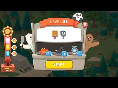 We Bare Bears Match3 Repairs Level 81 HD 1080p
