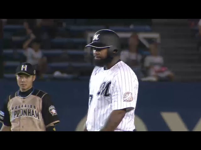 【2回裏】守備での汚名返上!! マリーンズ・ナバーロの逆転打!! 2016/8/24 M-F