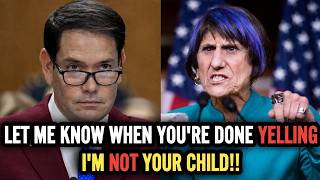 Marco Rubio SILENCES WOKE Dem. CongressWoman Rosa DeLauro's In A EPIC SHOWDOWN!!!!
