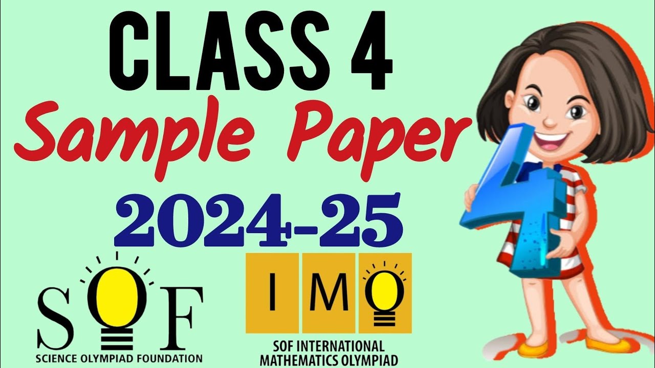 Class 4 IMO sample paper  2024-25 | IMO sample paper | Maths olympiad for class 4