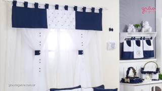 Quarto para Bebê Elegance Teddy Marinho | Ref: 59128