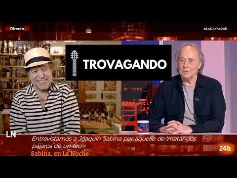 Joaquin Sabina participó en una entrevista realizada al catalán Joan Manuel Serrat