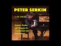 CPE Bach - Book I - Sonata I in C Major - Prestissimo - Peter Serkin