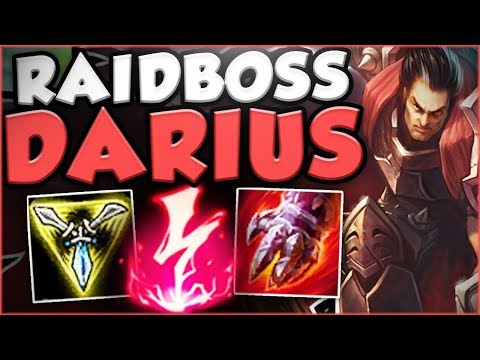 CAN ANYONE TAKE DOWN THIS NEW RAIDBOSS DARIUS?! NEW DARIUS SEASON 8 TOP GAMEPLAY! League of Legends