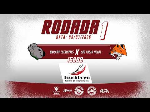 AO VIVO: Unicamp Eucalyptus vs São Paulo Tigers (Flag Football 8x8)