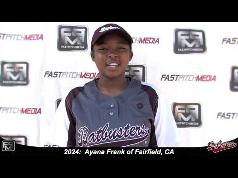 2024 Ayana Frank Shortstop Softball Skills Video - Batbusters