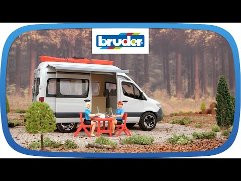 BRUDER MB Sprinter Camper with Driver 02672