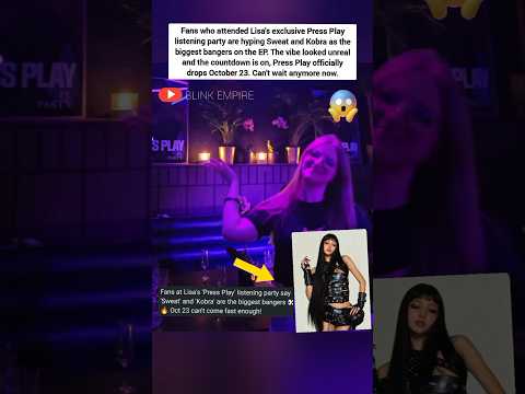 Fans says that Lisa's Sweat' and 'Kobra' are the biggest bangers #lisa
