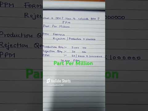 What is PPM? How to calculate PPM?