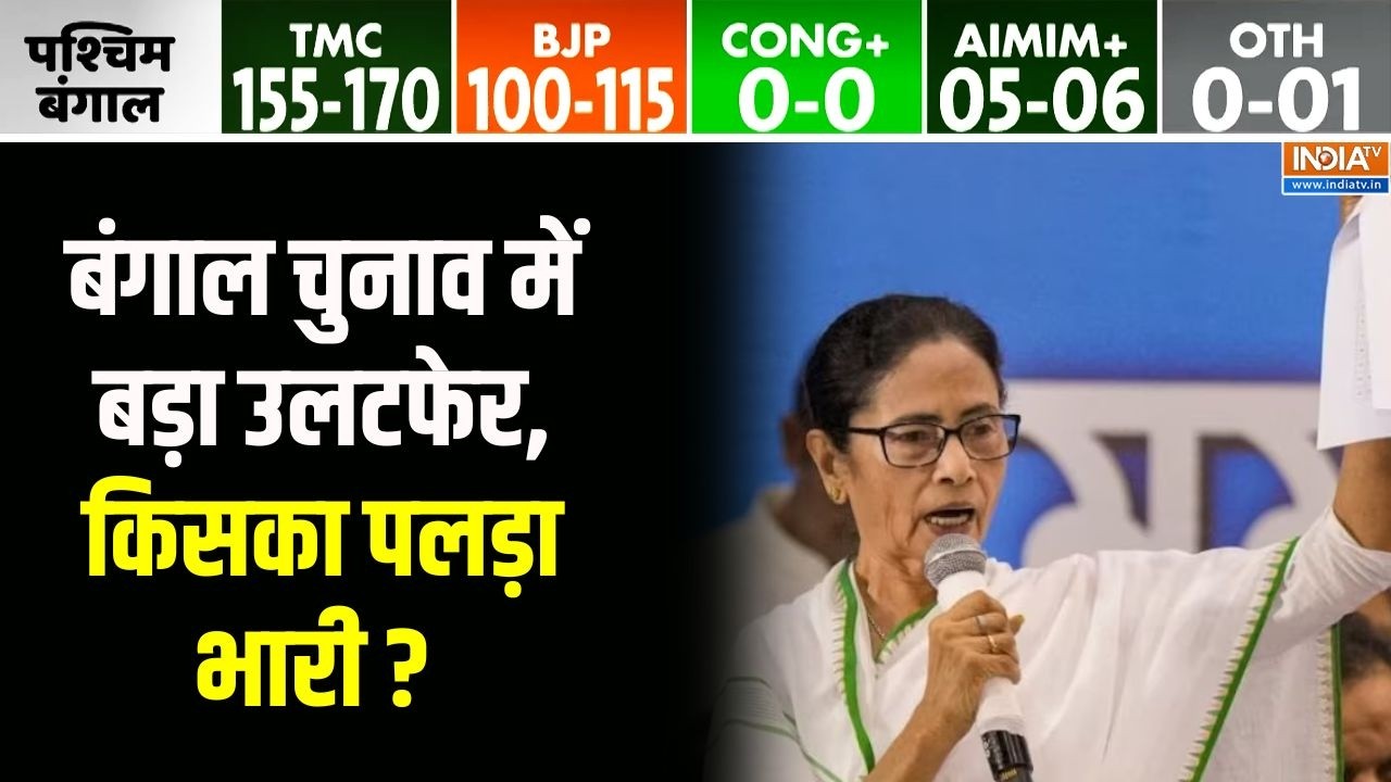 Bengal Election MATRIZE Opinion Poll: बंगाल चुनाव में बड़ा उलटफेर, किसका पलड?