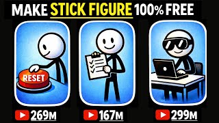 How I Made Stick Figure Animation Using 100% FREE Tools