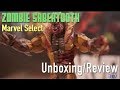 7" Zombie Sabertooth Review by Marvel Select 2019