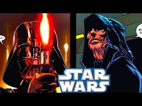 Sidious' THOUGHTS On Vader's NEW Lightsaber(CANON) - Star Wars Comics Explained