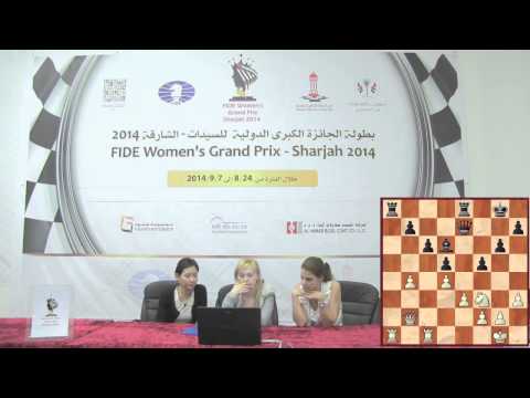 Round 3: Batchimeg (MGL) 1/2-1/2 Ushenina (UKR)