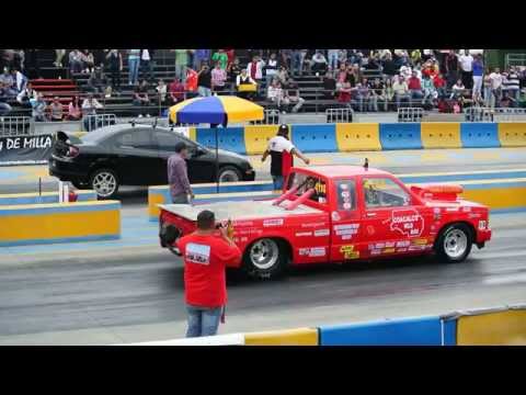 Neon SRT-4 Lara "Zopilote" (11.09) vs Chevrolet S10 (11.296). Arrancones Pegaso, octubre 25 2015