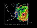 Hurricane Andrew 1992 Radar Animation at Landfall in Miami, FL