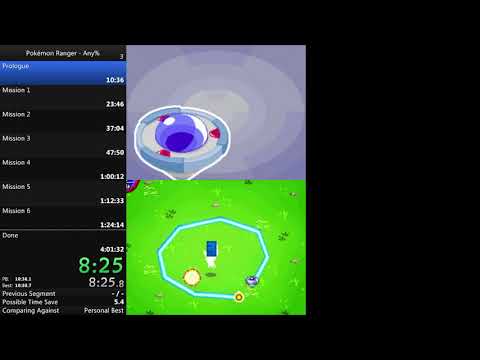 Pokémon Ranger Any% speedrun - 3:23:31