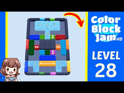 Color Block Jam Level 28 Solution Walkthrough