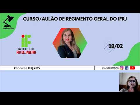 Regimento Geral do IFRJ - Concurso IFRJ - Aula 01
