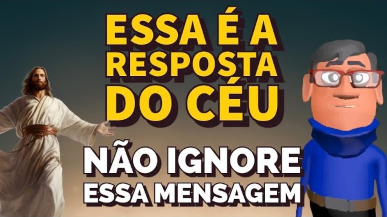 ORE COMIGO PORQUE DEUS TEM GRANDES PLANOS PARA SUA VIDA -  Minuto com Deus de Hoje