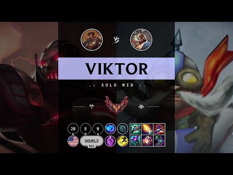 Viktor Mid vs Corki - NA Grandmaster Patch 14.9