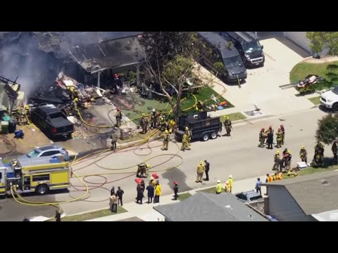 Video | LIVE NOW: House explodes in LA, firefighters working