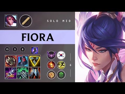Fiora Mid vs Sylas - KR Master Patch 26.02