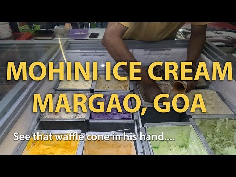 Mohini ice cream parlour in Margao, Goa, open late night
